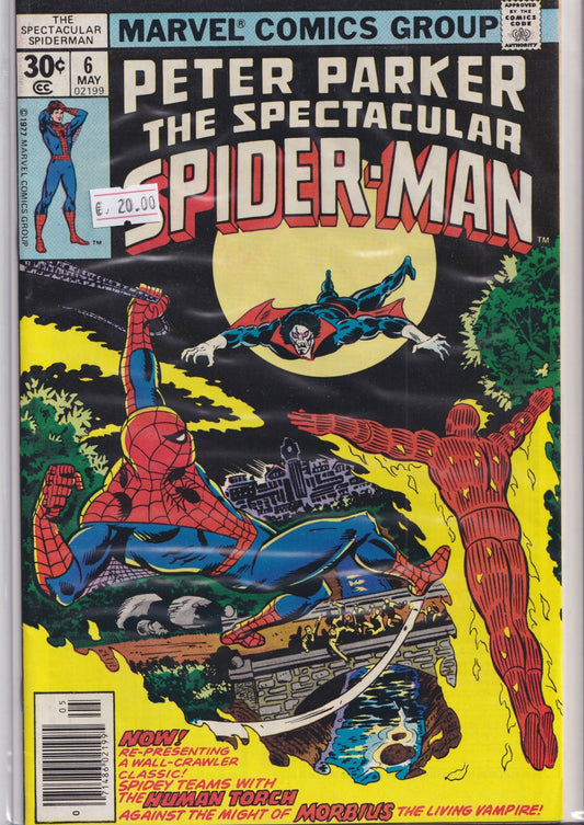 SpectacularSpider-Man #6 (1977) Morbius VF