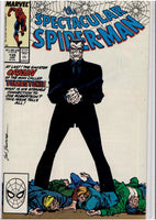 Spectacular Spider-Man #139 (1988) Origin Tombstone MCU  fine+