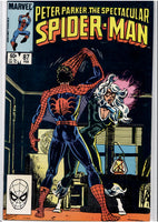 Spectacular Spider-Man # 87 (1984) Black Cat  Very Fine