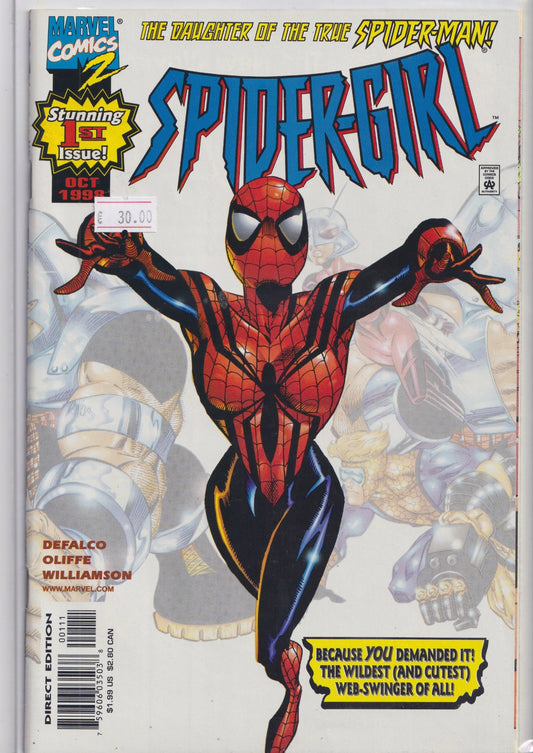 Spider-Girl #1 (1998) Spider-Man's daughter May Parker very Fine