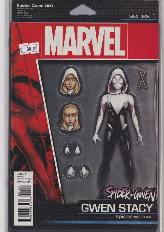 Spider-Gwen #1 (2015) Action Figure Variant VF