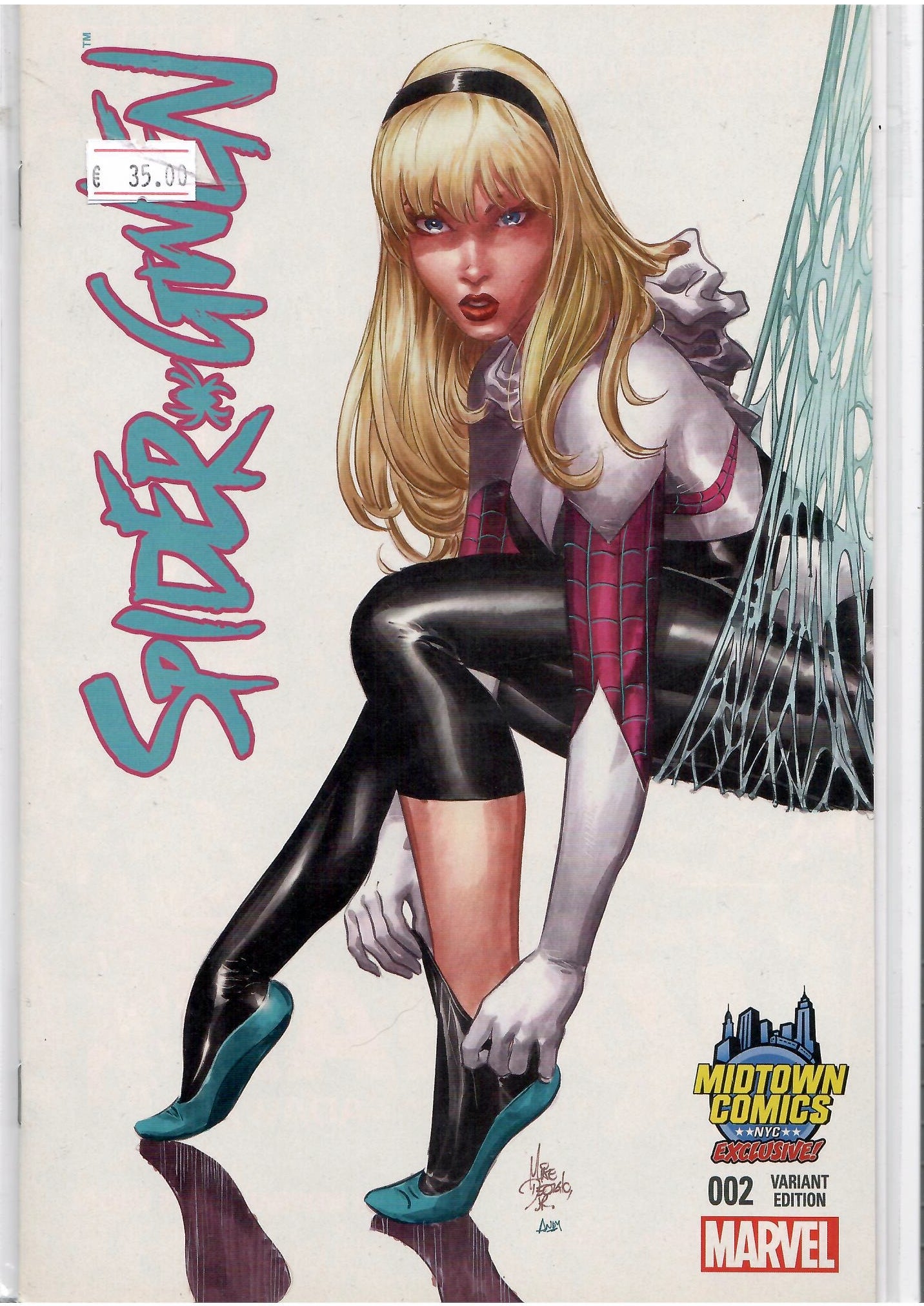 Spider-Gwen #2 (2015) Midtown exclusive variant VF