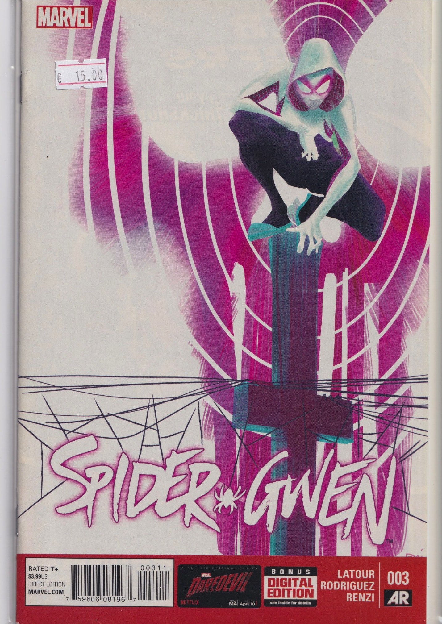 Spider-Gwen #3 (2015) VF