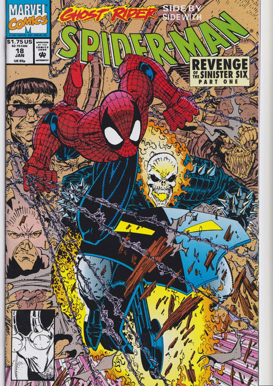 Spider-Man #18-23 (1992) full set  x6 #  Sinister Six VF