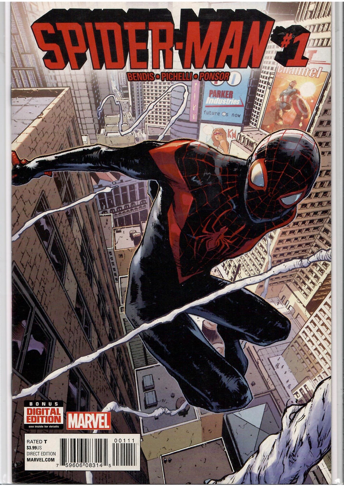 Spider-Man #1 (2016) Miles! Very Fine