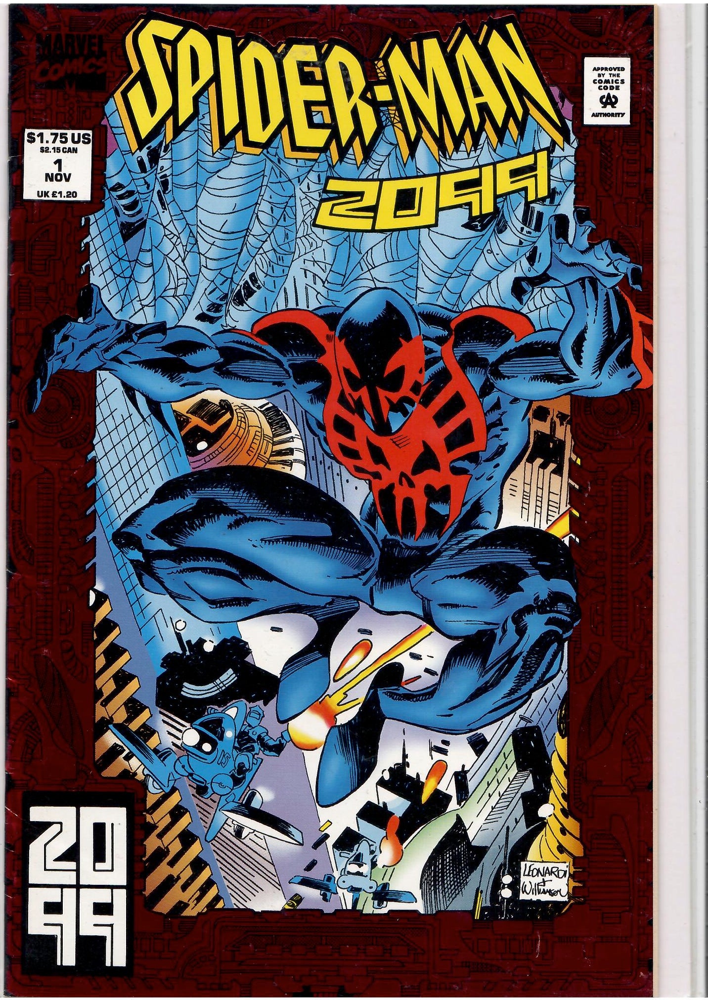 Spider-Man 2099 #1 (1992) Intro the Spider-Man of the future into Spider-Verse Very Fine