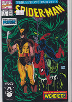 Spider-Man #9 (1990)  McFarlane Wolverine VF 