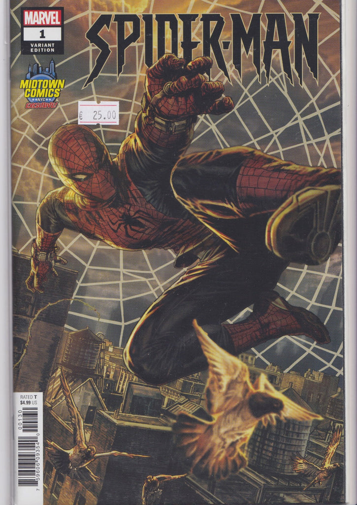 Spider-man #1 (2019) Midtown Bermejo variant Very Fine