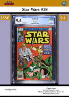 Star Wars #38 (1980) Classic story CGC9.4 Newstand