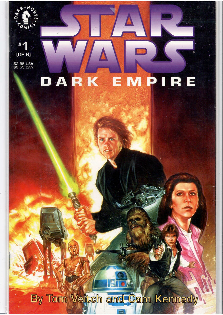 Star Wars Dark Empire (1991) #1-6 + extra full set  The real story Very Fine