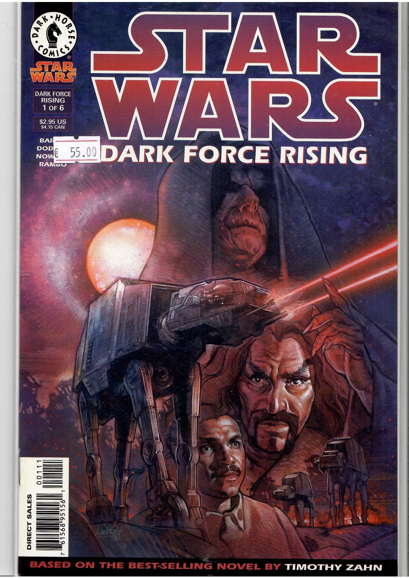 Star Wars Dark Force Rising #1-6 (1997) full set Dark Horse Very Fine