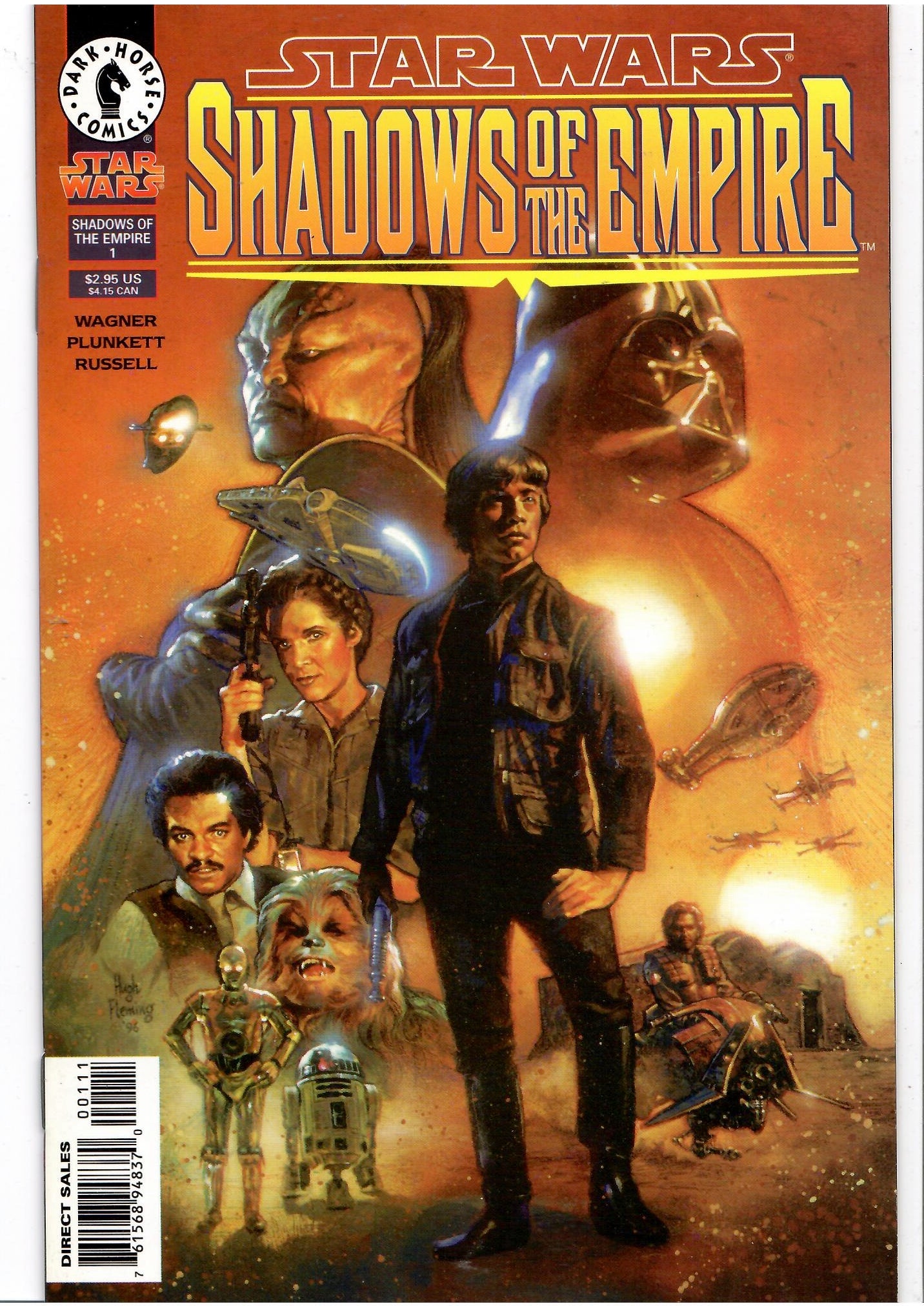 Starwars Shadows of the Empire #1-6 (1996) Full set Dark Horse Very Fine