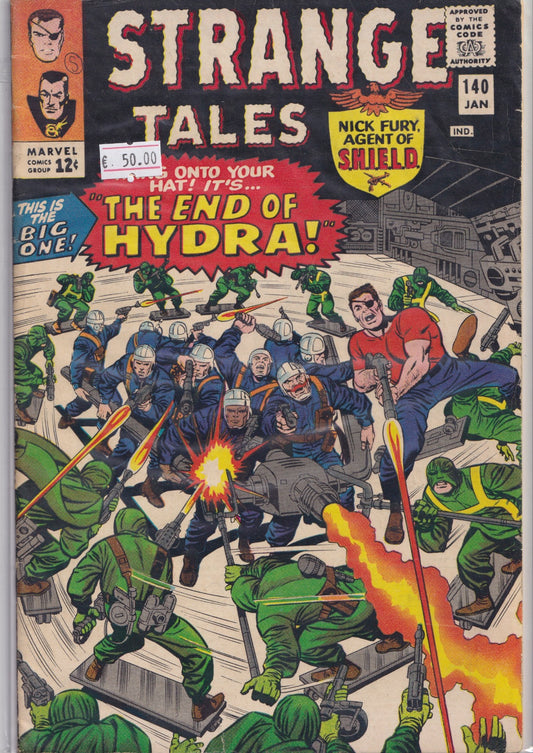 Strange Tales #140 (1966) Shield + Dr Strange F+