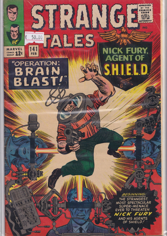 Strange Tales #141 (1966) Shield + Dr Strange F+