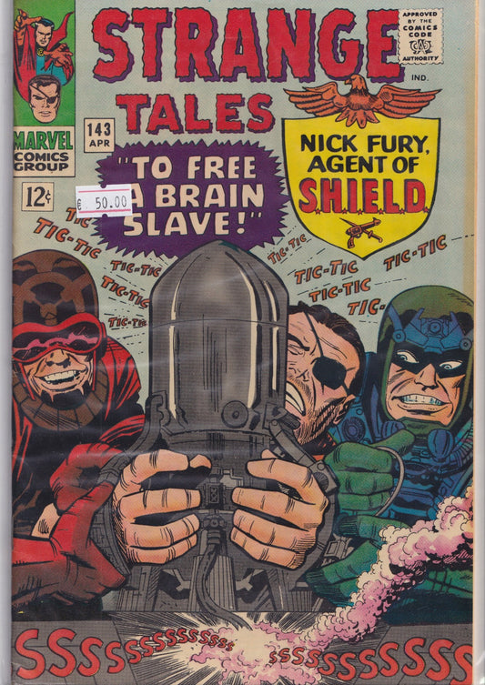 Strange Tales #143 (1966) Shield + Dr Strange F+