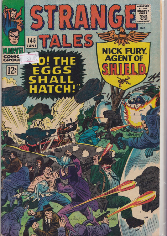 Strange Tales #145(1966) Shield + Dr Strange F+