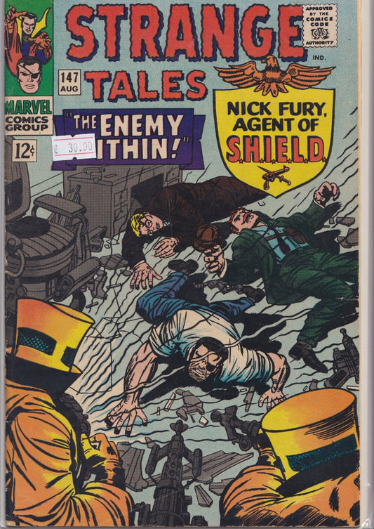 Strange Tales #147 (1966) Shield + Dr Strange F+