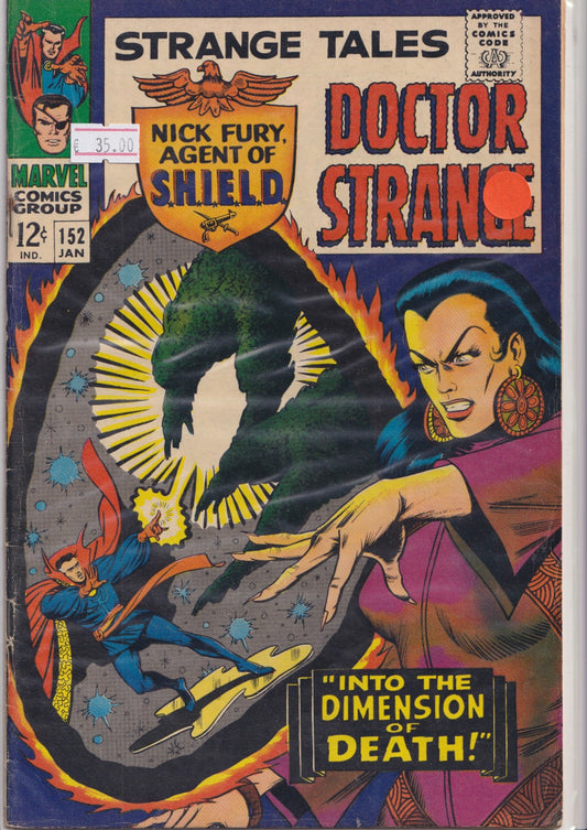 Strange Tales #152 (1967) Shield + Dr Strange 1° Steranko  Fine