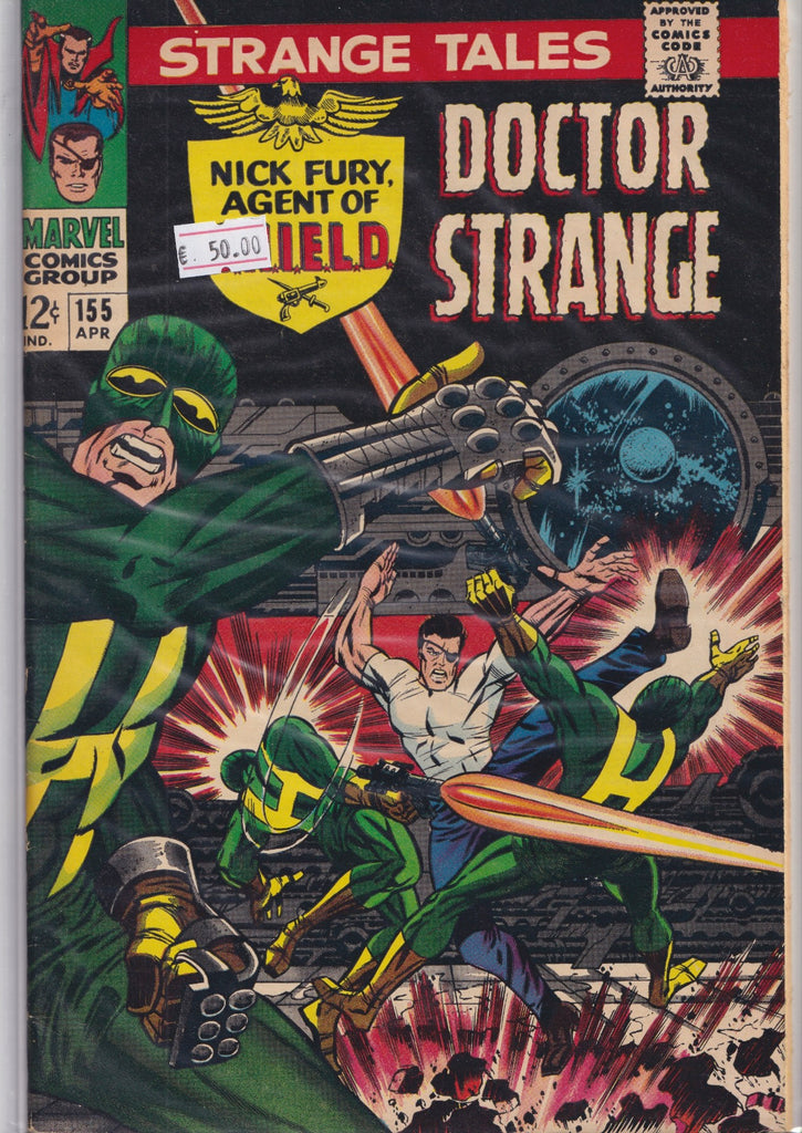 Strange Tales #155 (1967) Shield + Dr Strange Steranko  Very Fine