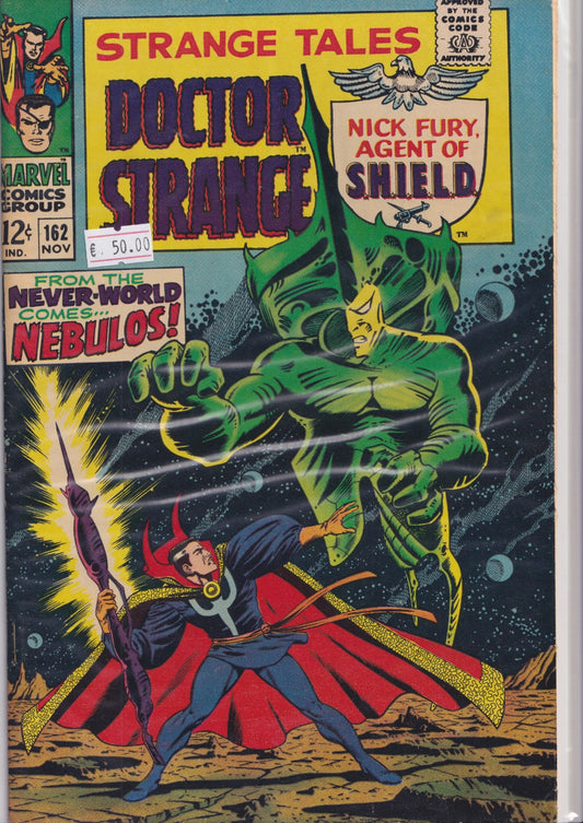 Strange Tales #162 (1967) Shield + Dr Strange Steranko  Very Fine