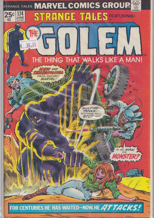 Strange Tales #174 (1974) 1° Golem Very Fine