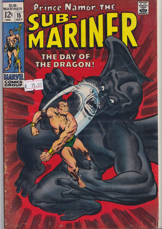 Sub-Mariner #15 (1973) VG