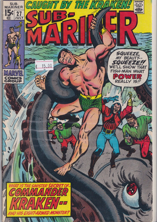 Sub-Mariner #27 (1970) Fine