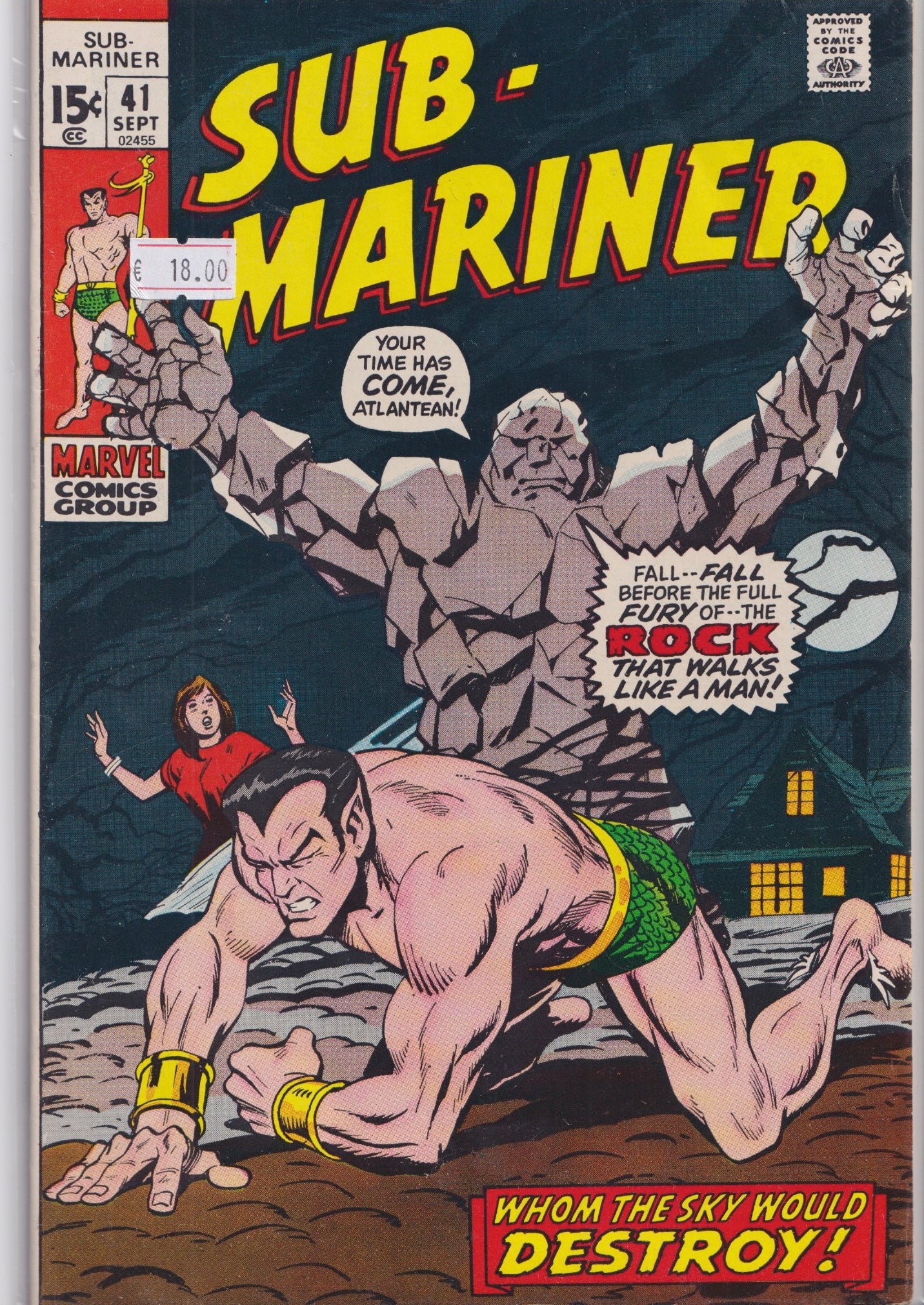 Sub-Mariner #41 (1971) Vf
