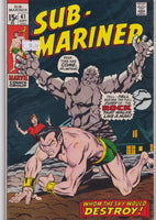 Sub-Mariner #41 (1971) Vf