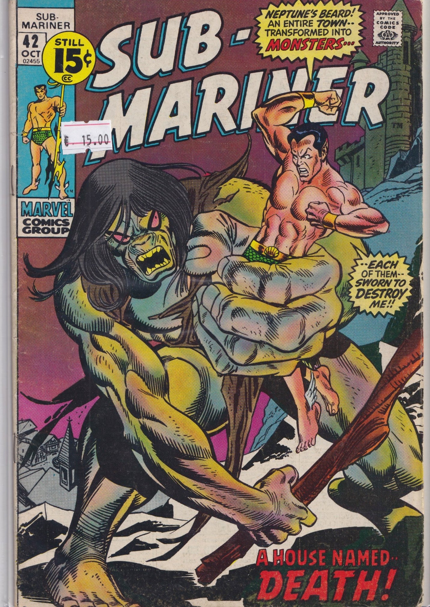 Sub-Mariner #42 (1971) Fine