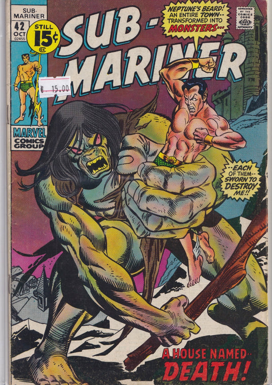 Sub-Mariner #42 (1971) Fine