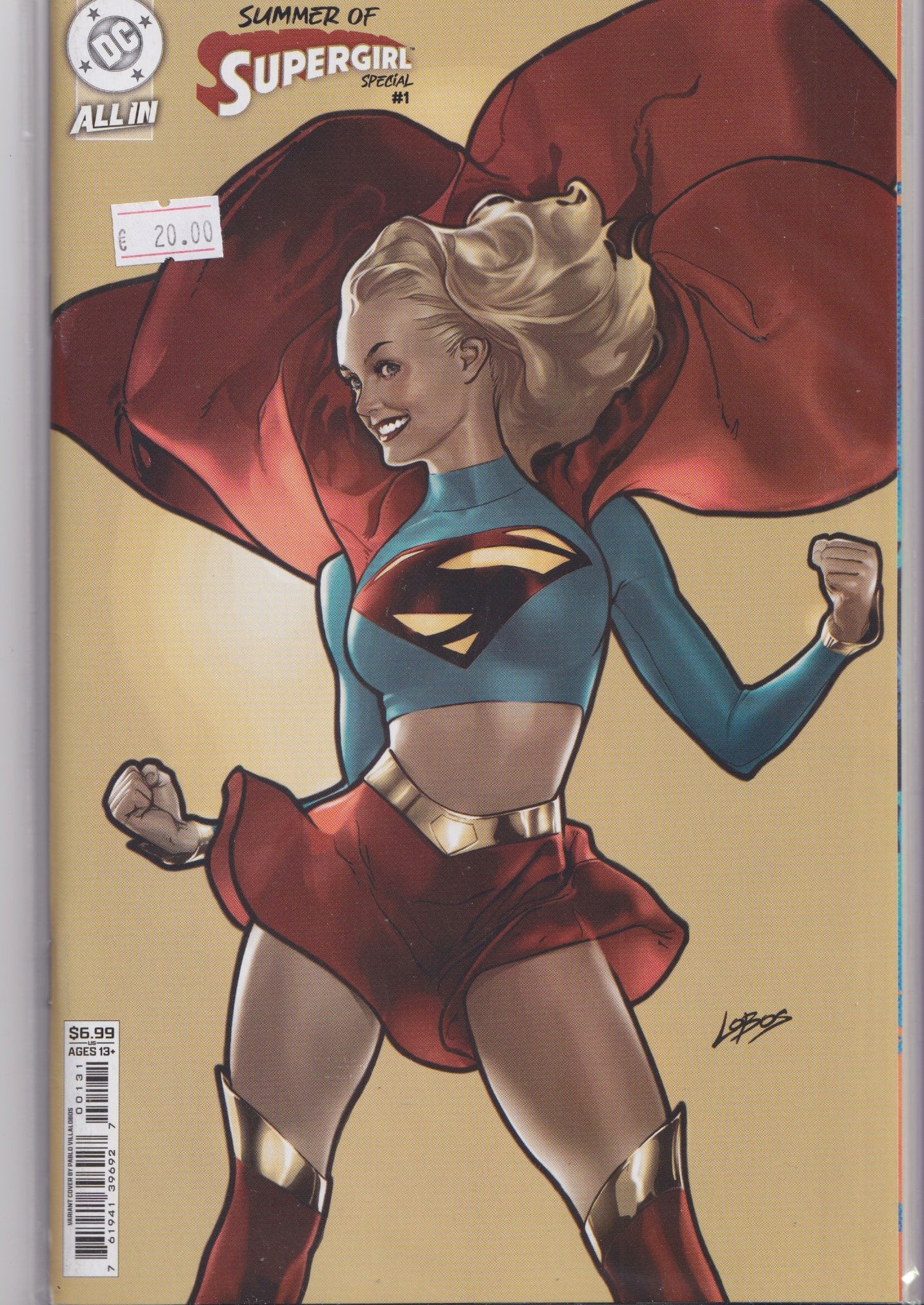 Summer of Supergirl Special #1 (2026) variant cover  NM