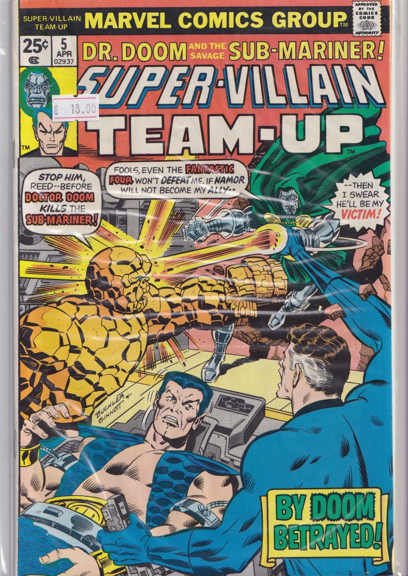 Super-Vilain Team Up # 5 (1976) Doom 