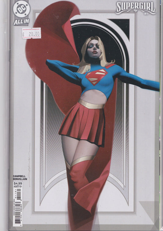 Supergirl #11 (2026) Dekal variant cover NM