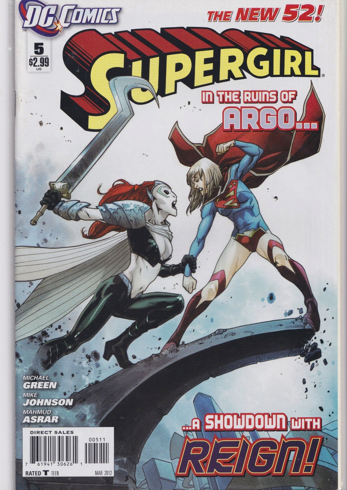 Supergirl #5 (2012) Very Fine FCL