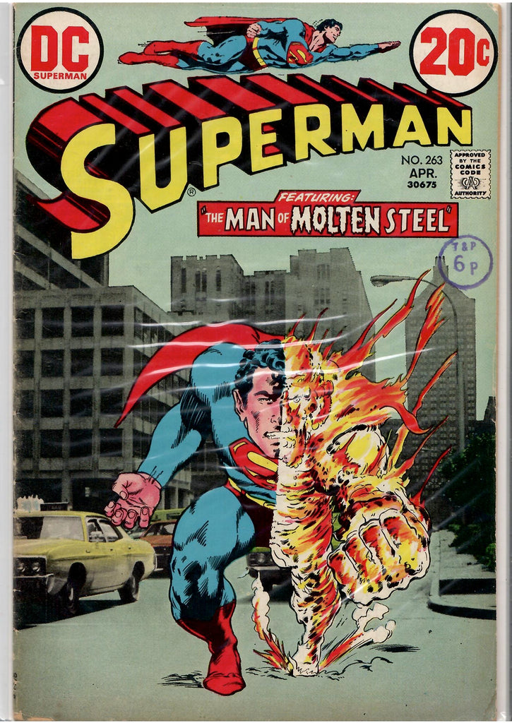 Superman #263 (1973) Neal Adams photomontage cover Vg+