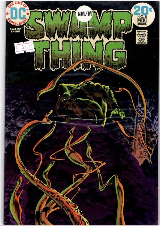 Swamp Thing #8 (1974) Classic Wrightson art  Very Fine