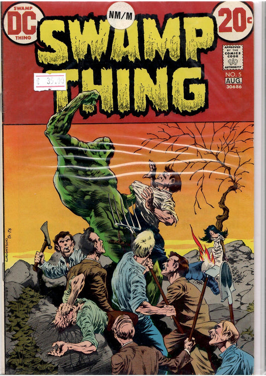 Swamp thing #5 (1973) Classic Wrightson art Very Fine