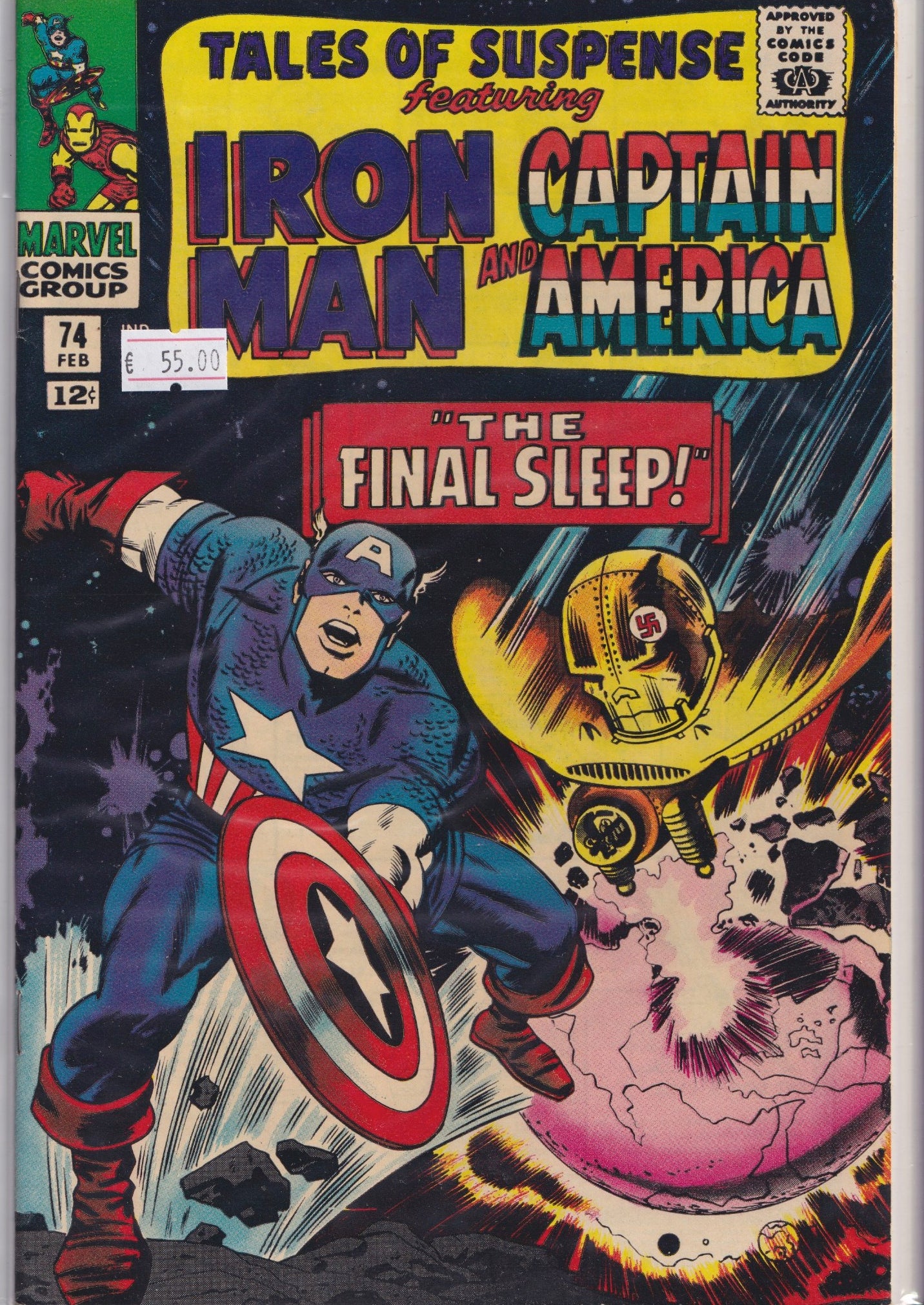 Tales of Suspense #74 (1966) Captain America /Iron Man Very Fine