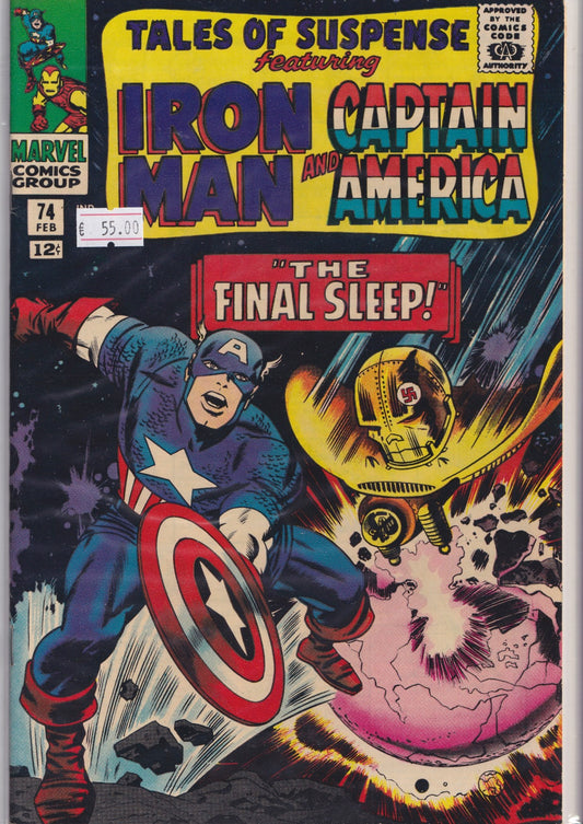 Tales of Suspense #74 (1966) Captain America /Iron Man Very Fine