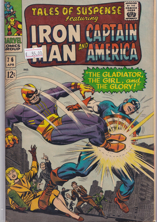 Tales of Suspense #76 (1966) Captain America /Iron Man Fine+