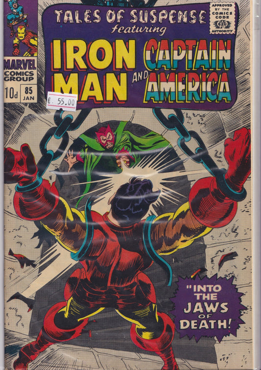 Tales of Suspense #85 (1967) Captain America /Iron Man Fine+