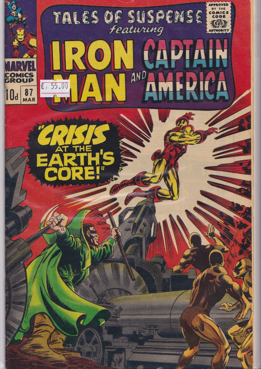 Tales of Suspense #87 (1967) Captain America /Iron Man Fine+