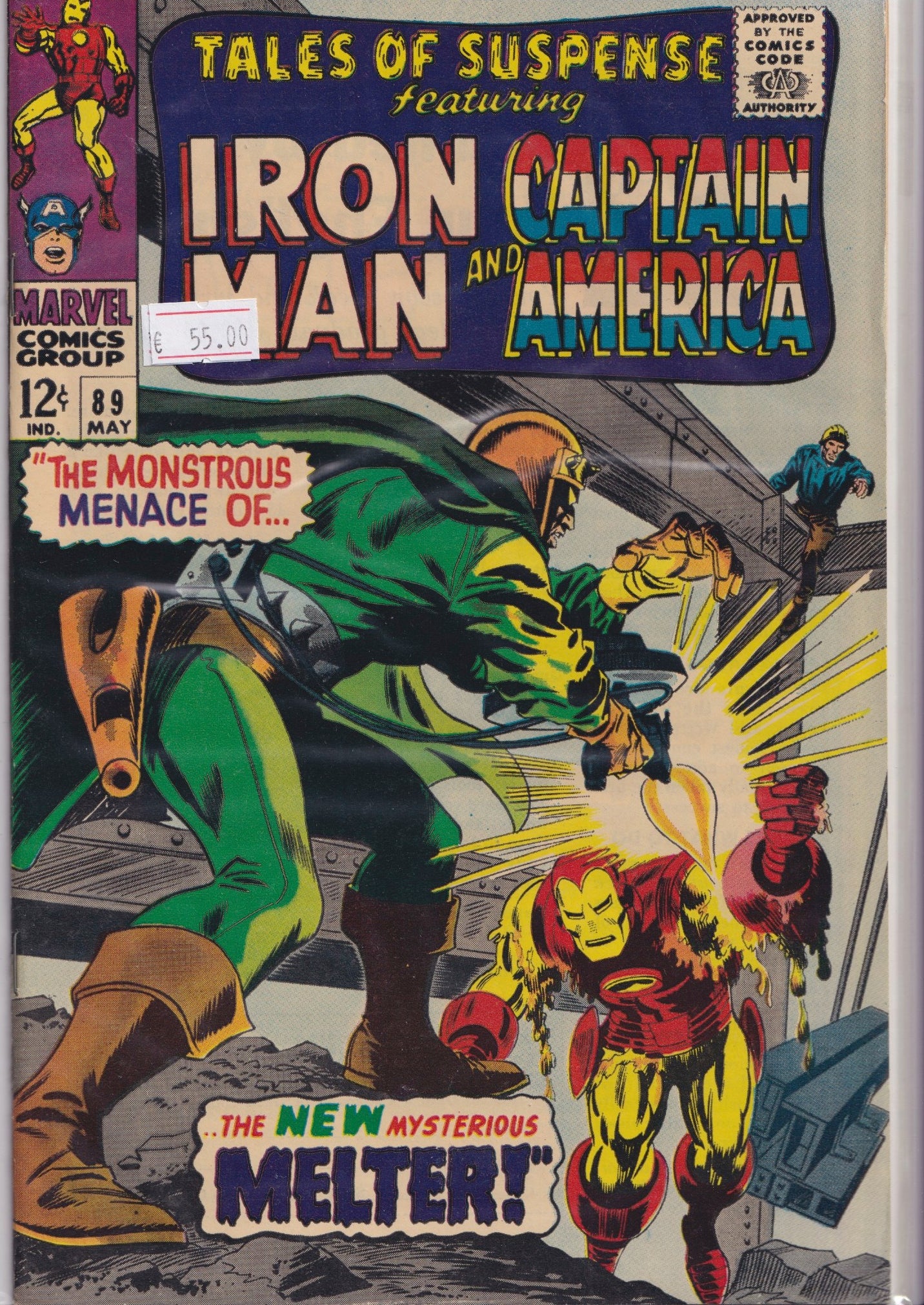 Tales of Suspense #89 (1967) Captain America /Iron Man Fine+