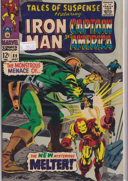 Tales of Suspense #89 (1967) Captain America /Iron Man Fine+