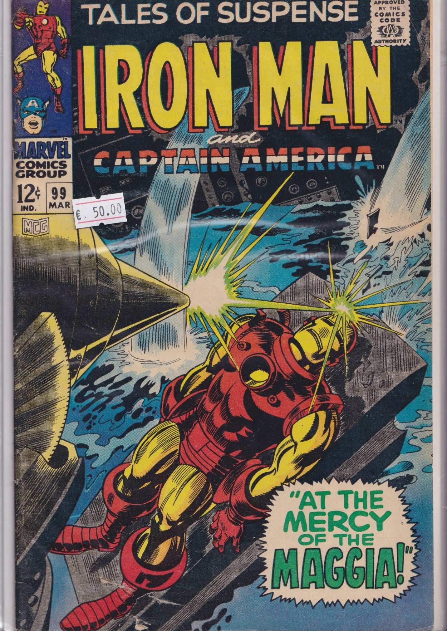 Tales of Suspense #99 (1968) Captain America /Iron Man Fine