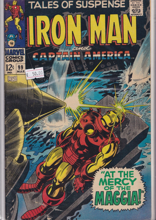 Tales of Suspense #99 (1968) Captain America /Iron Man Fine