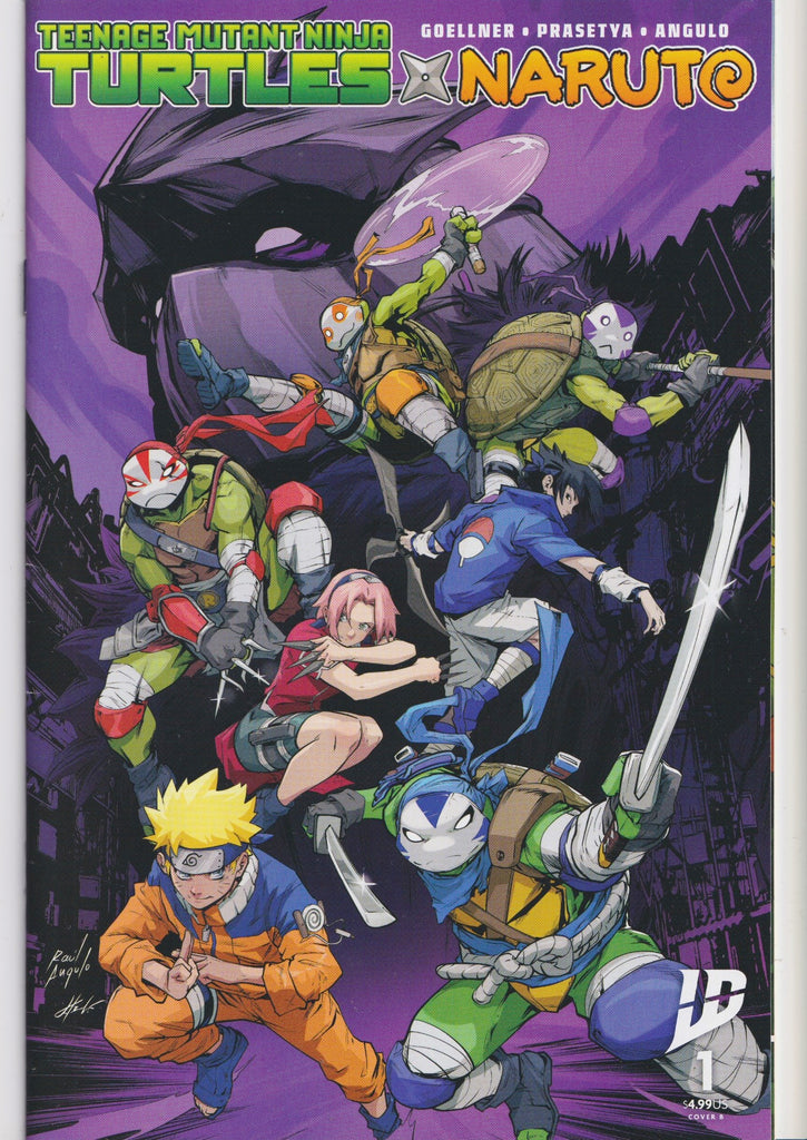 Teenage Mutant Ninja Turtles/Naruto #1-4 (2025) full set  Exclusive Crossover NM FCL
