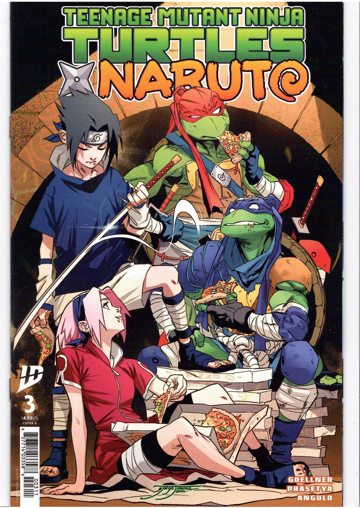 Teenage Mutant Ninja Turtles/Naruto #3 (2025) Exclusive Crossover NM