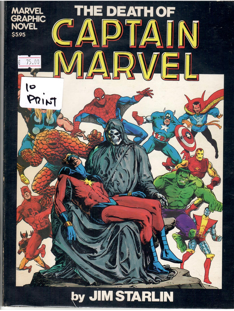 The Death of Captain Marvel Graphic Novel 1° print Fine – French Comics ...